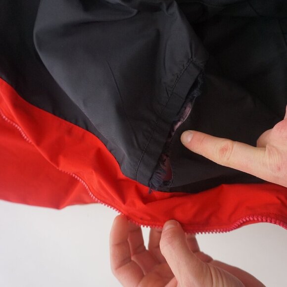 Vtg Dale Earnhardt Jr Red Black Nylon Zip Up Nascar Jacket By Chase Authentics L - Picture 16 of 16